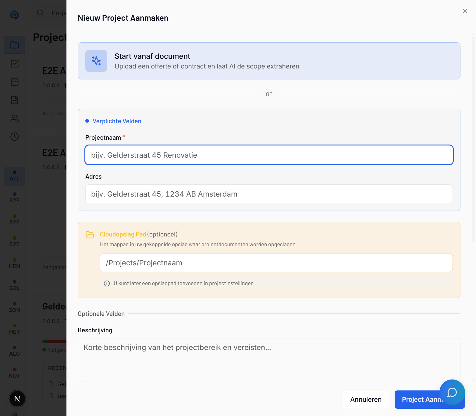 Projectleider selectie